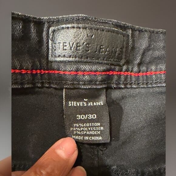 Steve’s Jeans Black Size 30/30 - Picture 8 of 9